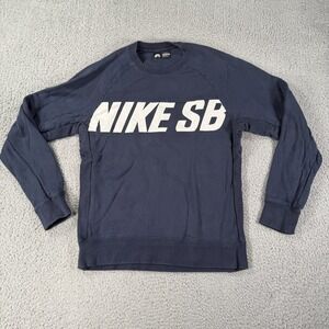 Nike SB Sweatshirt Mens XL Crewneck Skateboarding Pullover Spell Out 704847-451